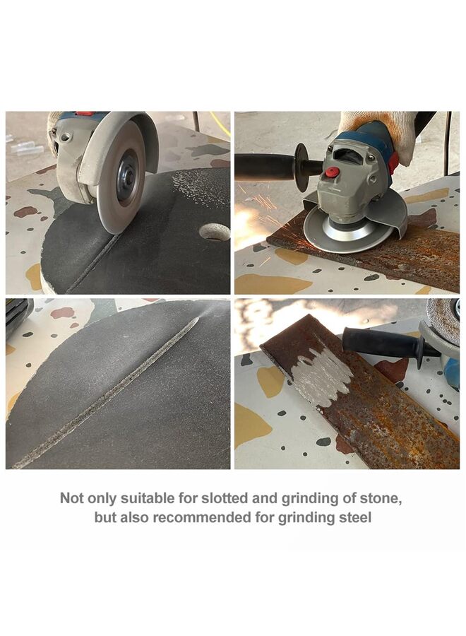 يُسلِّم قرص تجليخ ماسي محدب ملحوم بالتفريغ الهوائي، مناسب للجرانيت والرخام والحديد والفولاذ والبناء، يناسب محورًا بقطر 100 مم - Image 5